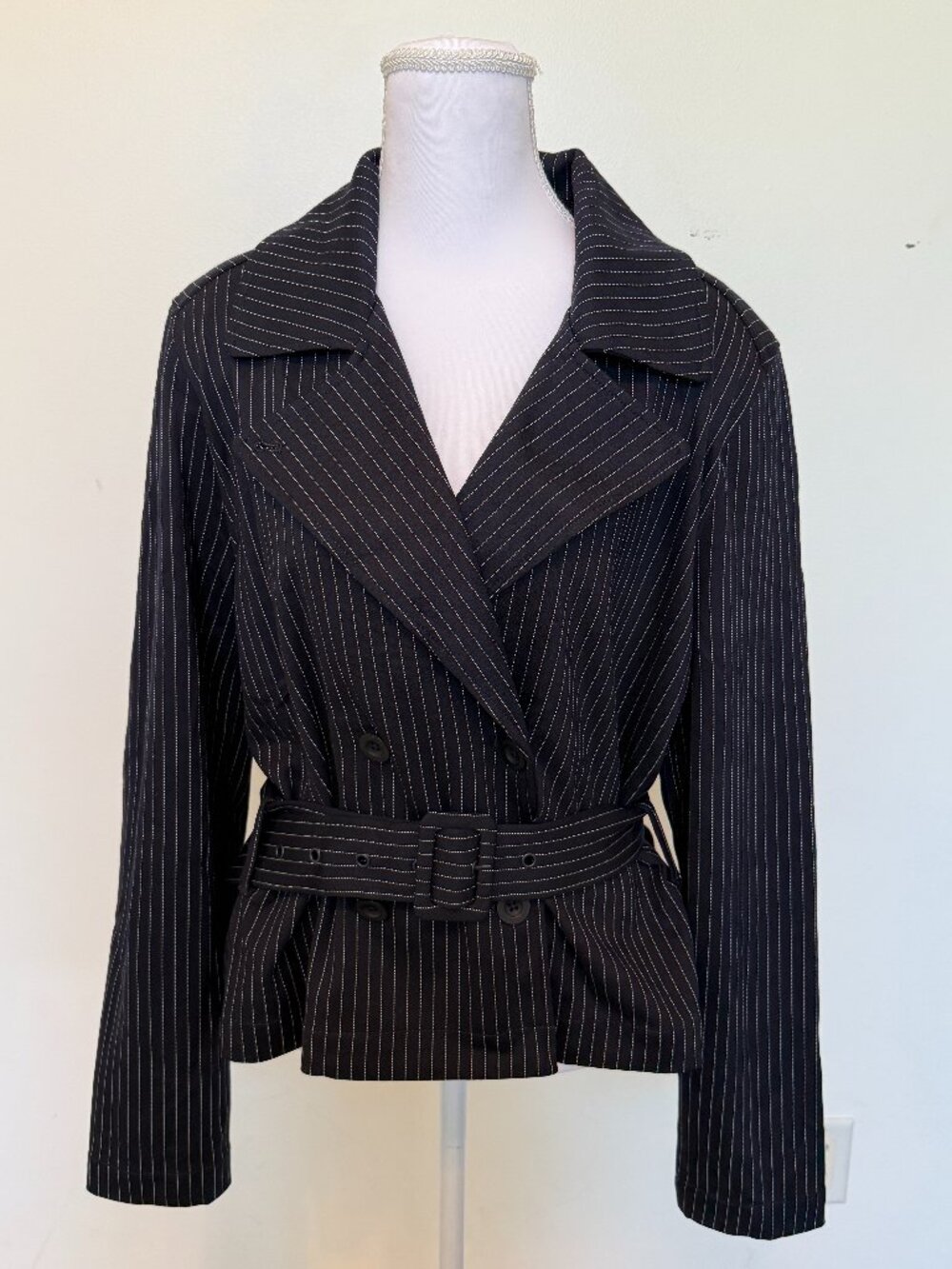 NWOT Loverpool Cropped Trench Jacket